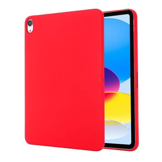 Liquid silikondeksel Apple iPad 10.9 (2022) - China Red