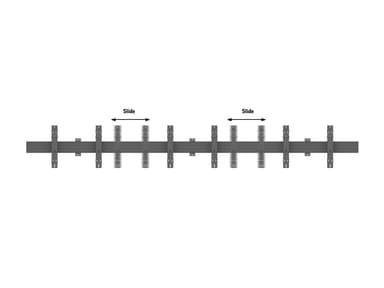 Multibrackets 5006 digitalskiltmontering 165,1 cm (65") Sort