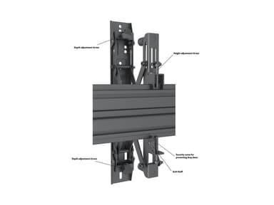 Multibrackets 5013 digitalskiltmontering 165,1 cm (65") Sort