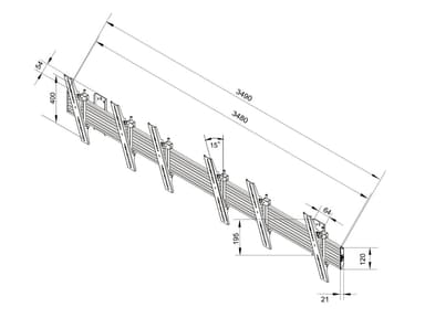 Multibrackets 4078 digitalskiltmontering 165,1 cm (65") Sort