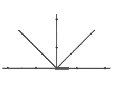 Multibrackets 2647 veggfeste for TV 175,3 cm (69") Sort