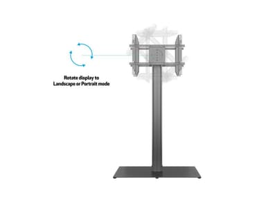 Multibrackets 7284 digitalskiltmontering 2,03 m (80") Sort