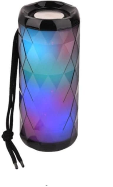 Bluetooth høyttaler med LED-lys og bærestropp