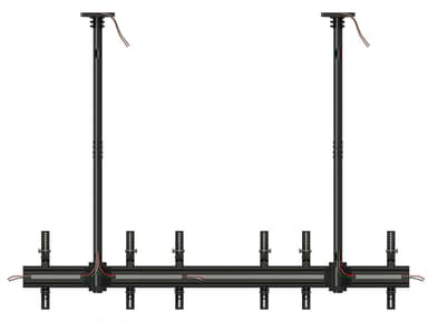 Multibrackets 3477 digitalskiltmontering 165,1 cm (65") Sort