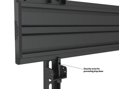 Multibrackets 6911 digitalskiltmontering 177,8 cm (70") Sort
