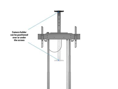 Multibrackets 8588 digitalskiltmontering 2,54 m (100") Sort