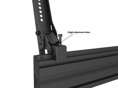 Multibrackets 6898 digitalskiltmontering 177,8 cm (70") Sort