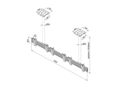 Multibrackets 5662 digitalskiltmontering 81,3 cm (32") Sort