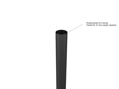 Multibrackets 6256 digitalskiltmontering 190,5 cm (75") Sort