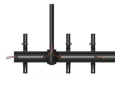 Multibrackets 3477 digitalskiltmontering 165,1 cm (65") Sort