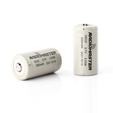 RadioMaster 900mah 3.7V Li-Ion 18350 2stk