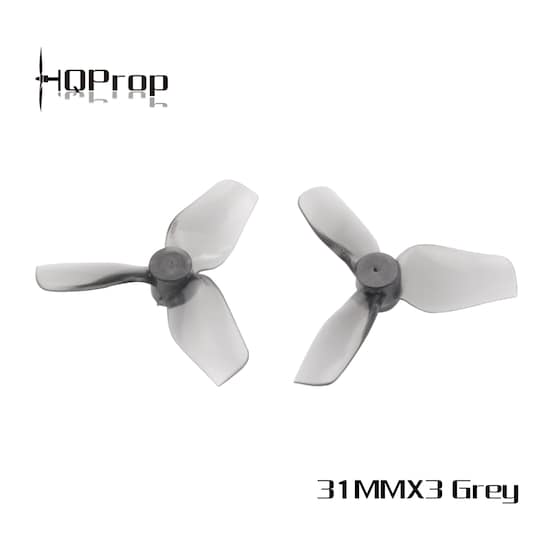 HQ Micro Whoop Prop 31mm Grey 1mm (2CW+2CCW)