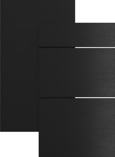 Epoq dør til kjøkken 60X45 Edge Black Ash