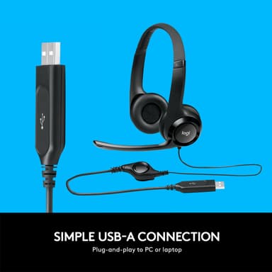 Logitech USB-headset H390 PC
