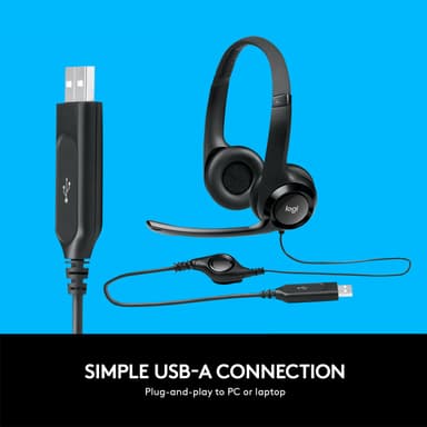 Logitech USB-headset H390 PC