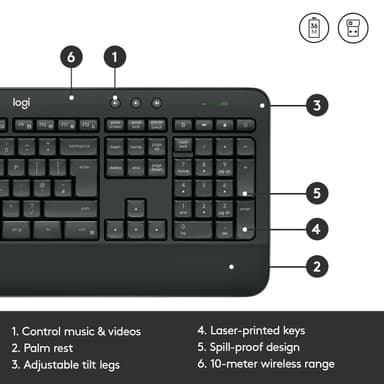 Logitech MK545 tastatur og mus