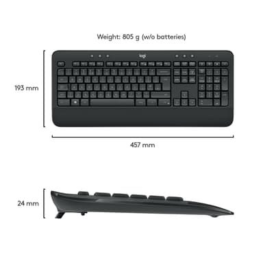 Logitech MK545 tastatur og mus