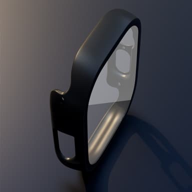 Veske bygget i herdet glass Sort 49 mm Apple Watch Series 8