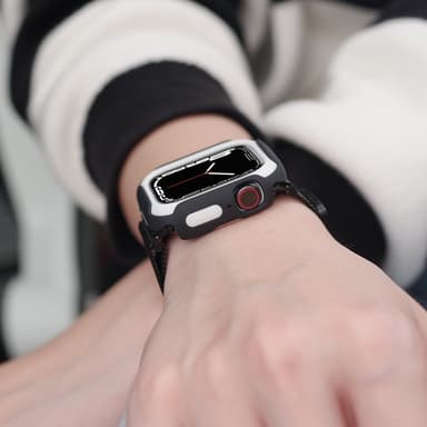 Beskyttelsesveske Silikon/TPU Hvit 40/41mm Apple Watch SE/4/5/6/7/8