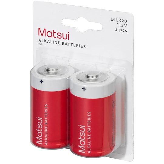 Matsui Batterier D (2 stk)