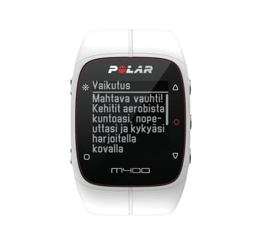 Polar treningsklokke M400 (hvit)