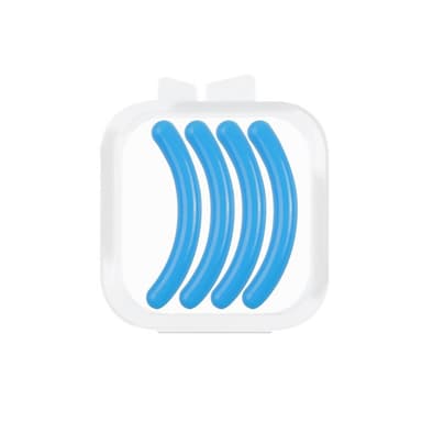 Øyenvippekrøller Refill Pads 4-Pack Blå