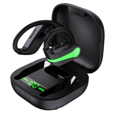 Trådløs Bluetooth-øretelefon Grønn