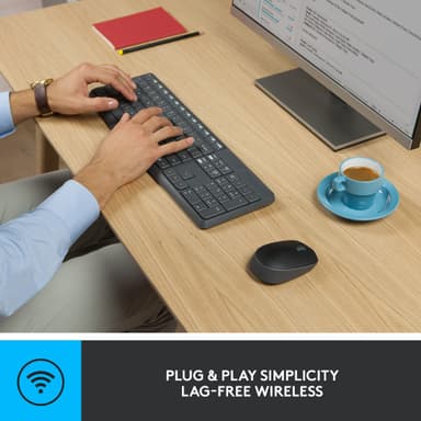 Logitech MK235 sett med tastatur og mus