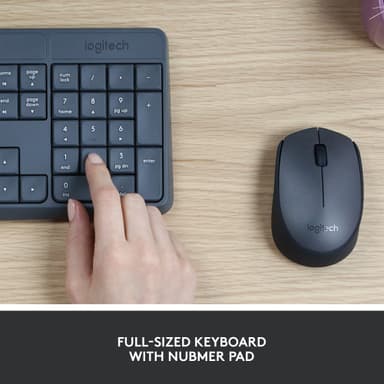 Logitech MK235 sett med tastatur og mus