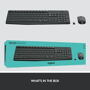 Logitech MK235 sett med tastatur og mus