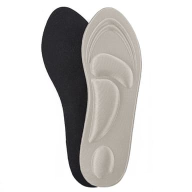 Fleece Arch Support innleggssåler 1 par Hvit 25x8.5 cm