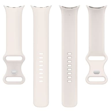 Klokkebånd silikon for kvinner Hvit Google Pixel Watch