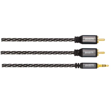 AVINITY Kabel 2xRCA-3,5mm 0.5 m Klasse 5