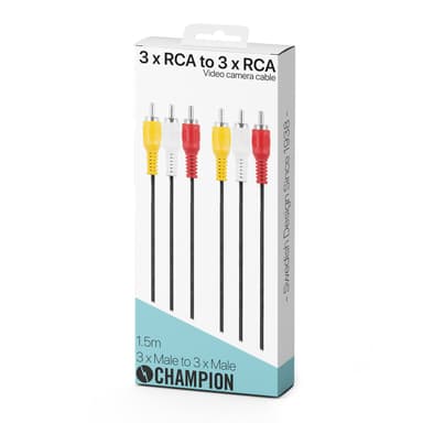 3 RCA - 3 RCA Hane -Hane 1,5m