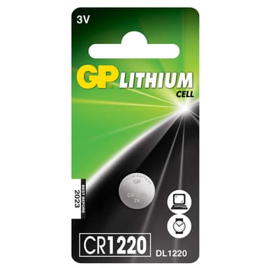 CR1220 3V 35mAh litium