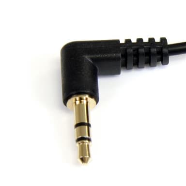 StarTech.com MU6MMS2RA, 3.5mm, Hankjønn, 3.5mm, Hankjønn, 1,8 m, Sort