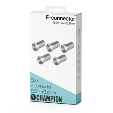 Champion F-Contact 5,5 / 3,6 m 5-pakning