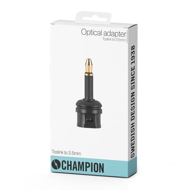 Champion Optisk Toslink - 3,5 mm adapter