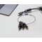 DELTACO OFFICE HDMI-adapterring, mDP, DP, USB-C, svart