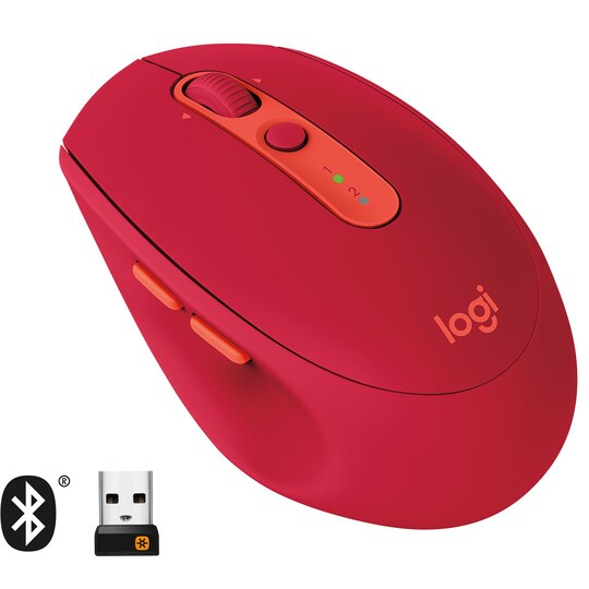 Logitech M590 Multi-Device Silent trådløs mus (rød)