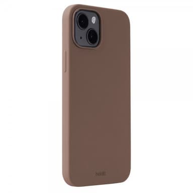 holdit iPhone 14 Plus Deksel Silikon Dark Brown