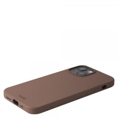 holdit iPhone 14 Deksel Silikon Dark Brown