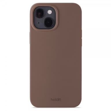 holdit iPhone 14 Deksel Silikon Dark Brown