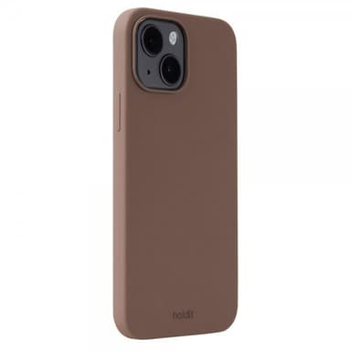 holdit iPhone 14 Deksel Silikon Dark Brown