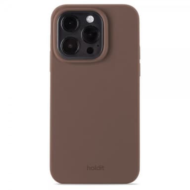 holdit iPhone 14 Pro Deksel Silikon Dark Brown