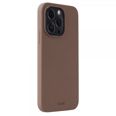 holdit iPhone 14 Pro Deksel Silikon Dark Brown