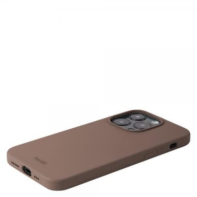 holdit iPhone 14 Pro Deksel Silikon Dark Brown