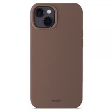holdit iPhone 14 Plus Deksel Silikon Dark Brown
