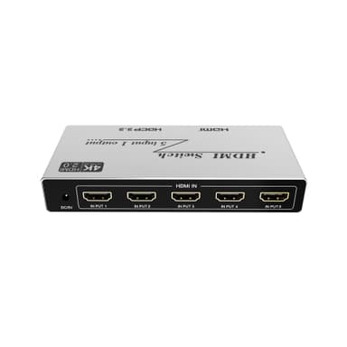 HDMI-svitsj 5 i 1 ut 4K   60Hz Sølv