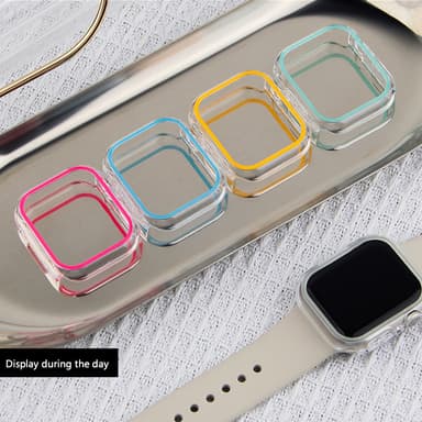 Luminous Protective Case PC 2-Pack Hvit 45 mm Apple Watch